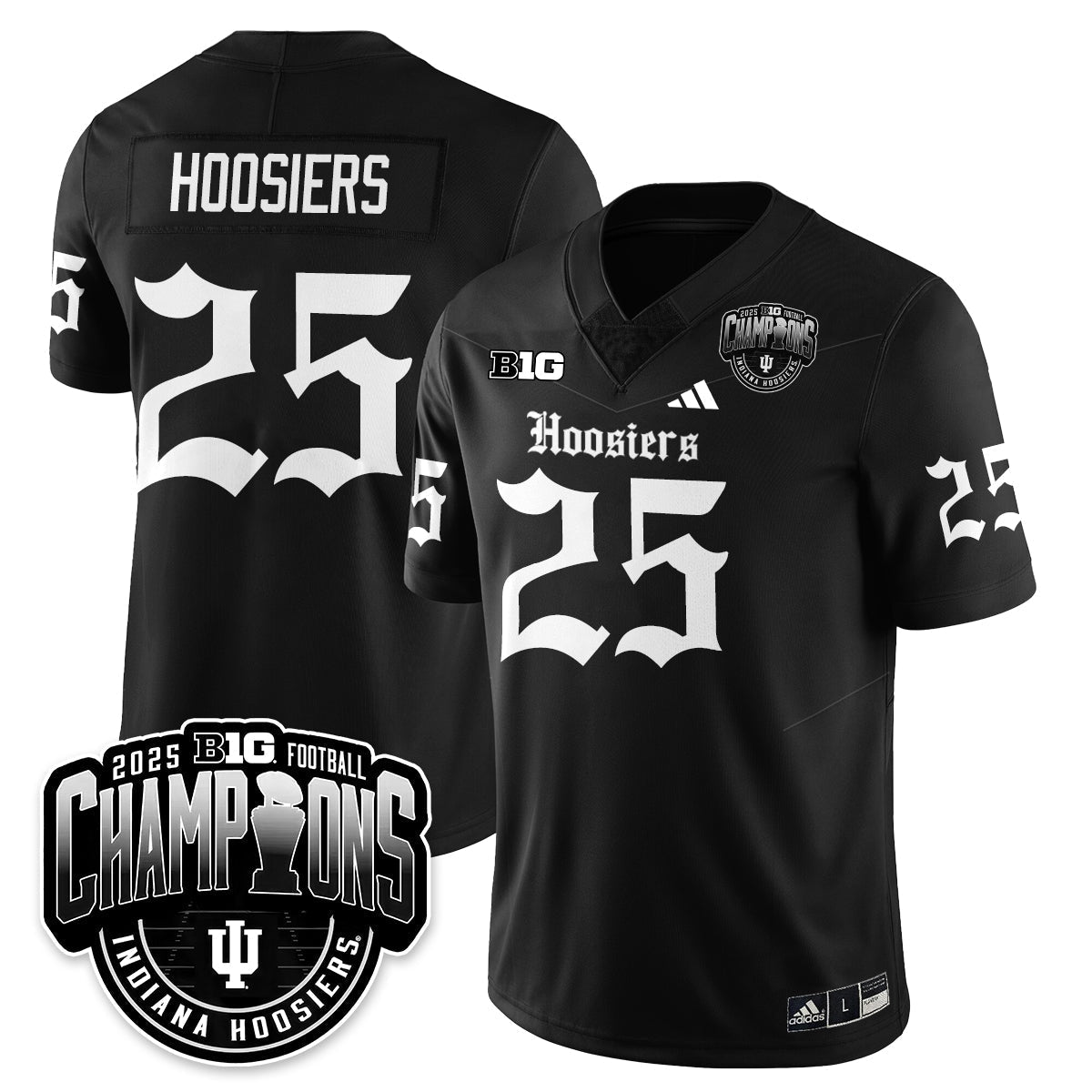 IND Gothic Vapor Limited Football Jersey - Big 10 Champions