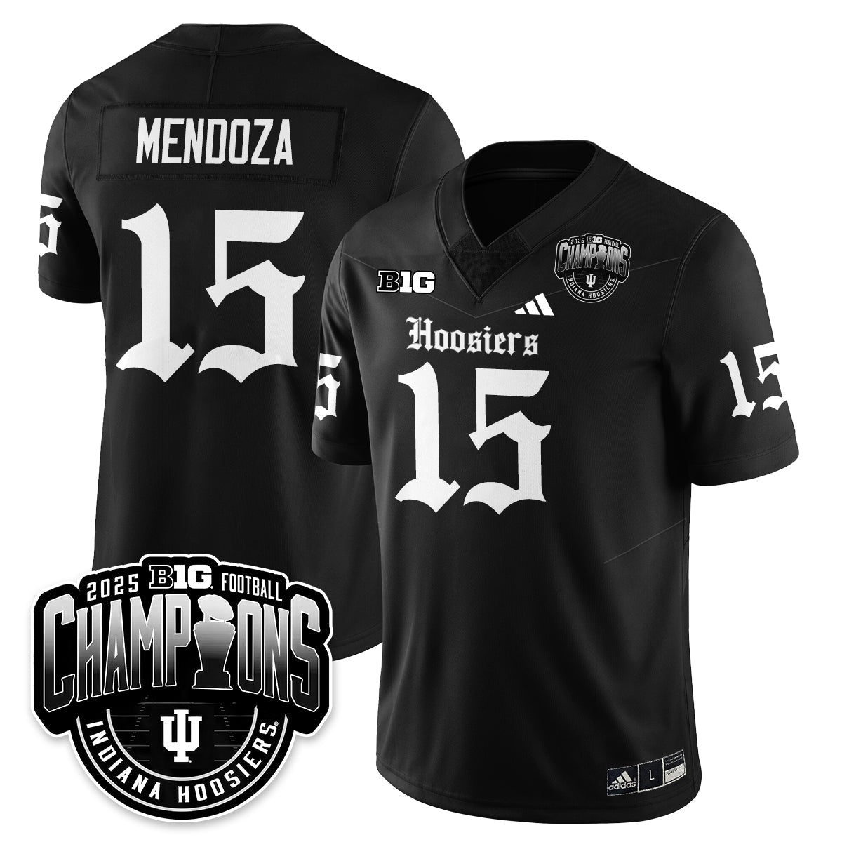 IND Gothic Vapor Limited Football Jersey - Big 10 Champions