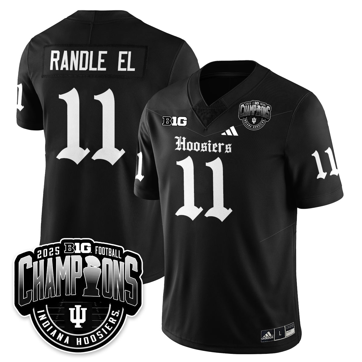 IND Gothic Vapor Limited Football Jersey - Big 10 Champions