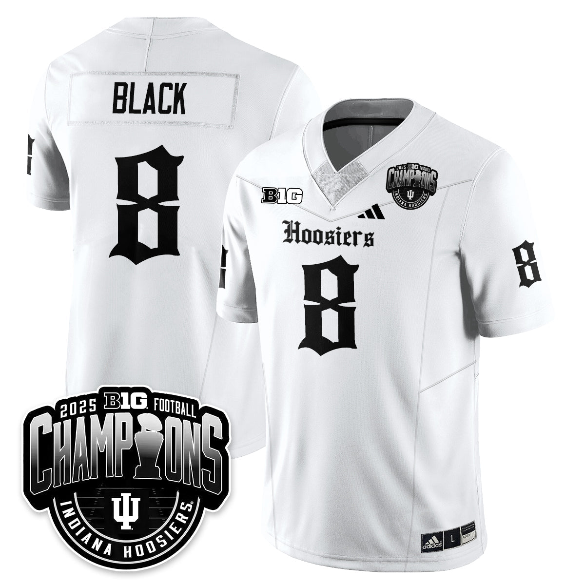 IND Gothic Vapor Limited Football Jersey - Big 10 Champions