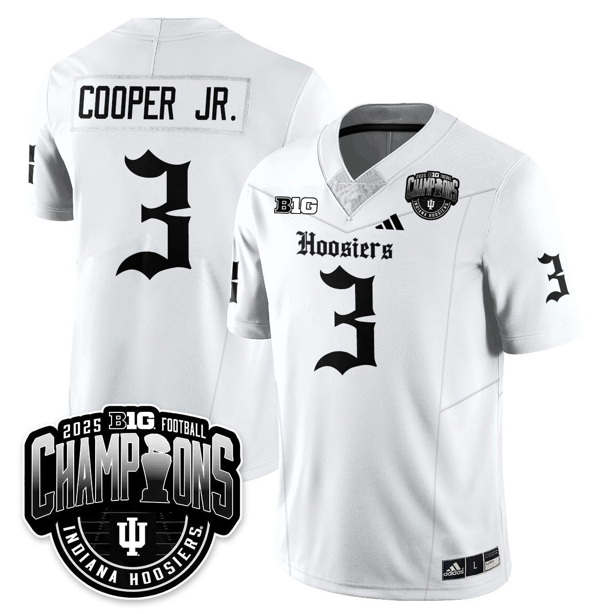 IND Gothic Vapor Limited Football Jersey - Big 10 Champions