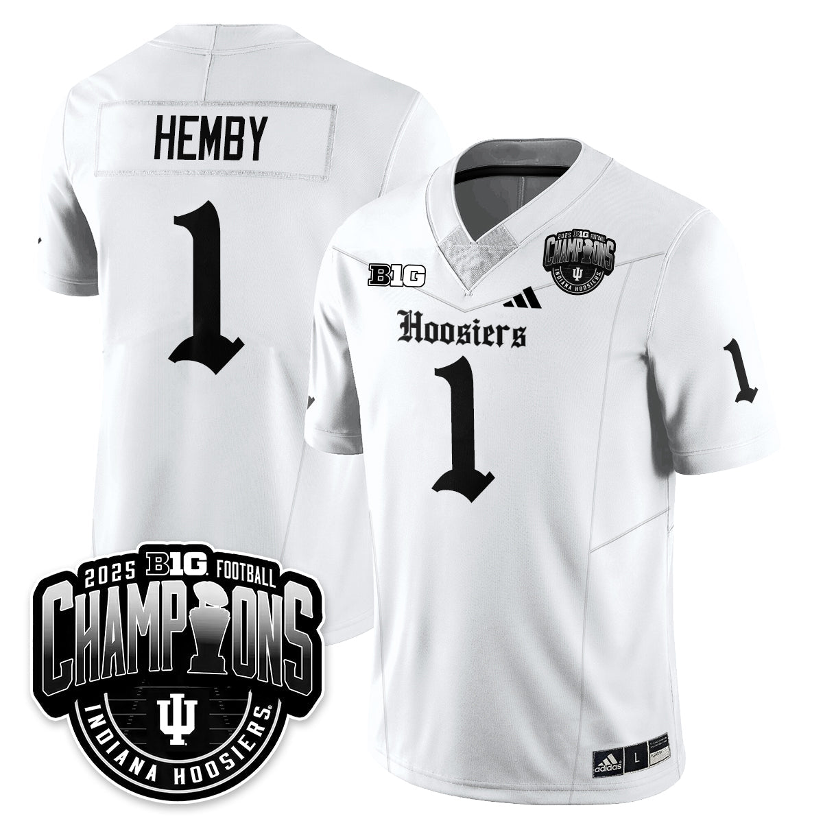 IND Gothic Vapor Limited Football Jersey - Big 10 Champions