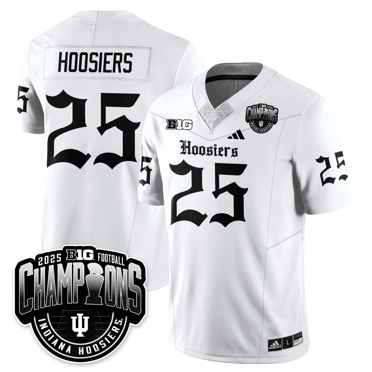 IND Gothic Vapor Limited Football Jersey - Big 10 Champions