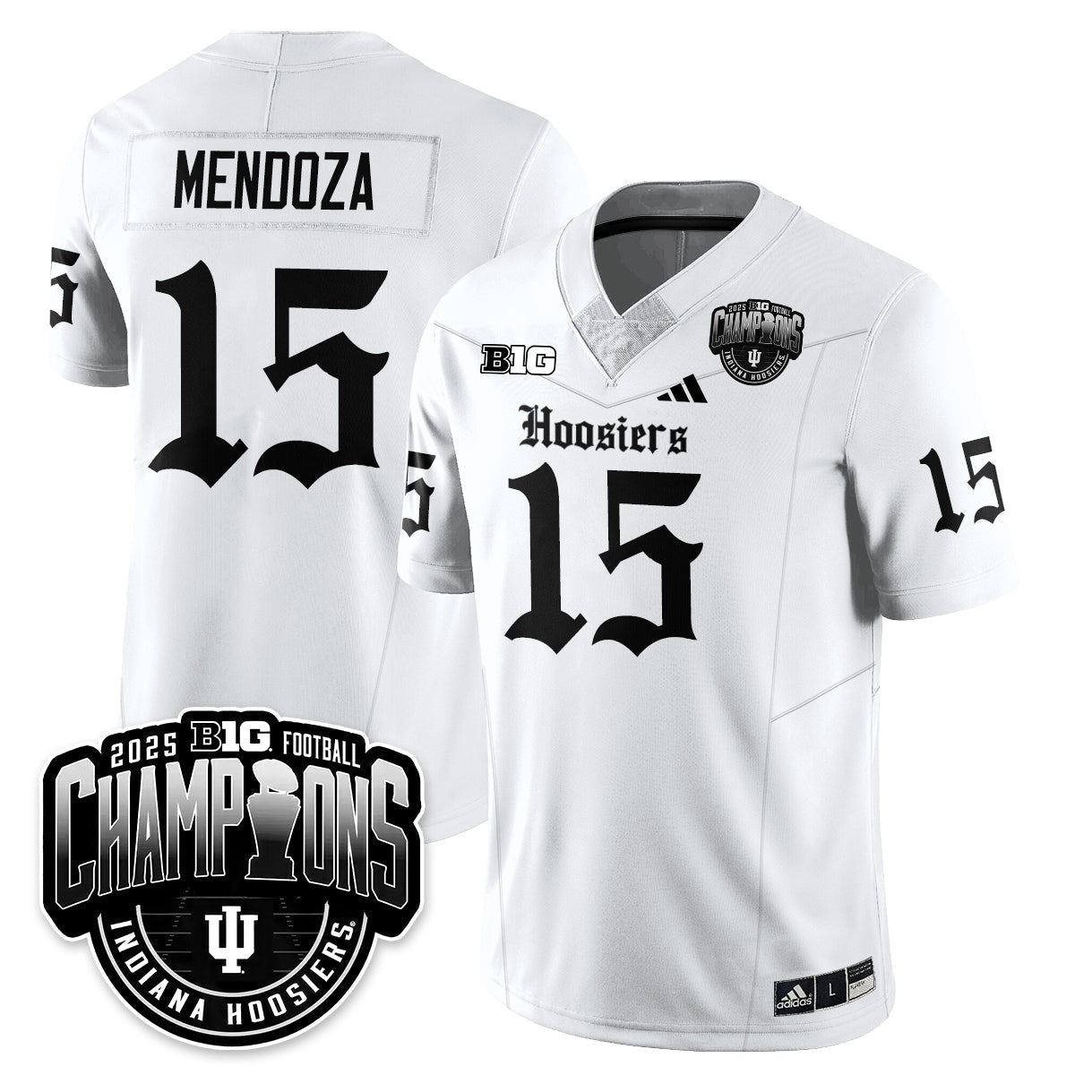 IND Gothic Vapor Limited Football Jersey - Big 10 Champions