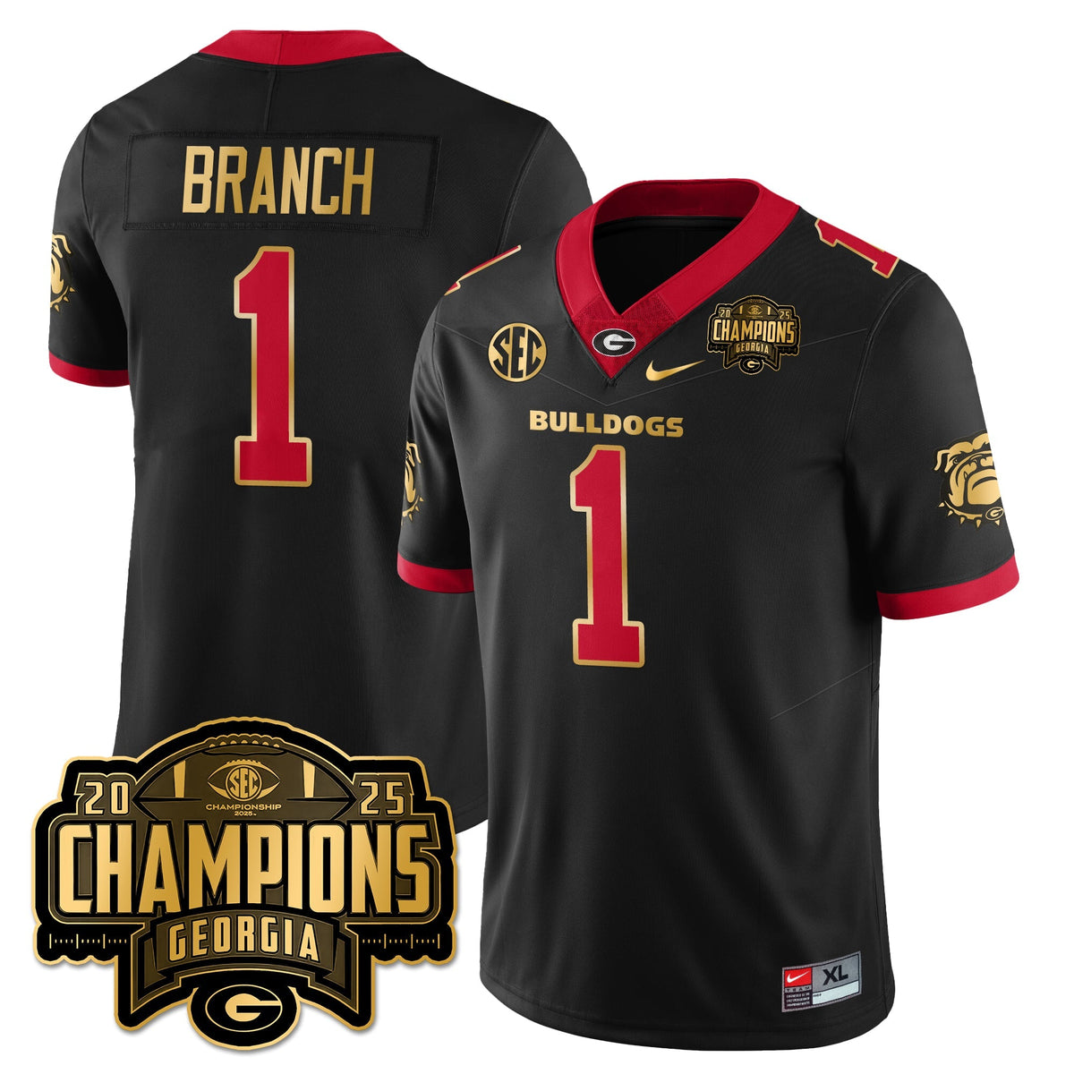 UGA Vapor Limited Jersey - SEC Football Champions