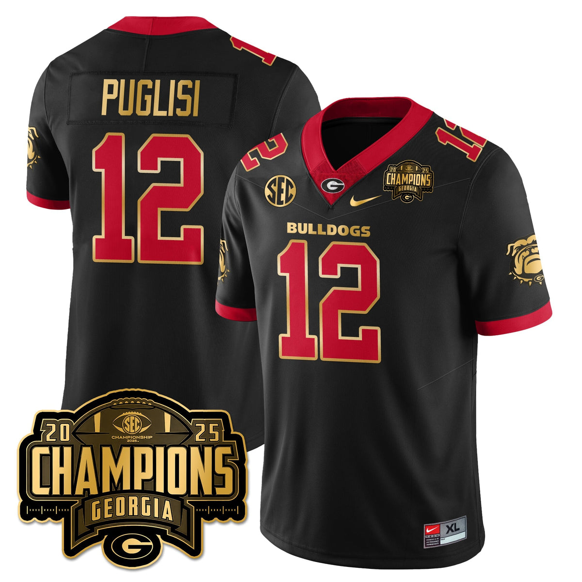 UGA Vapor Limited Jersey - SEC Football Champions