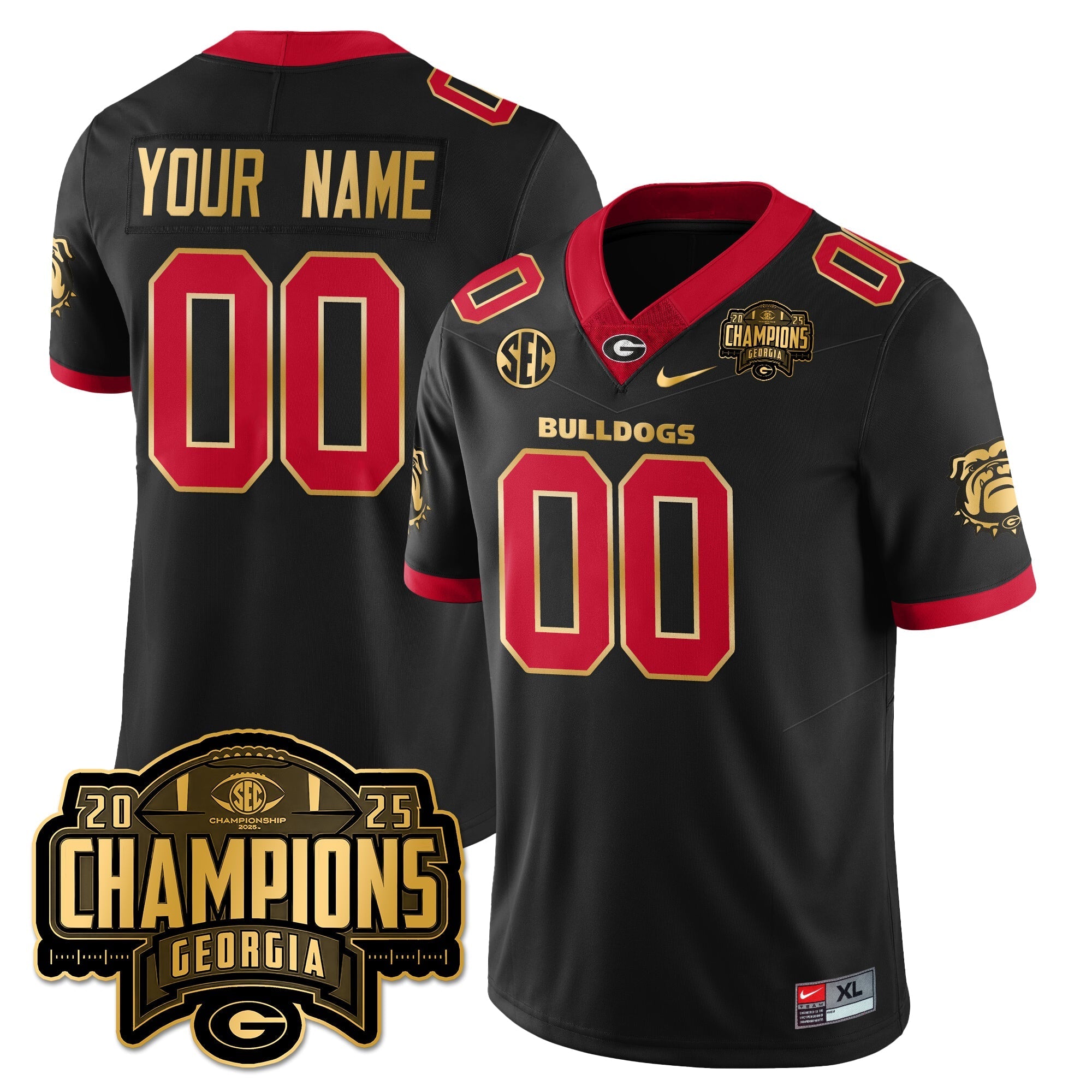 UGA Vapor Limited Jersey - SEC Football Champions