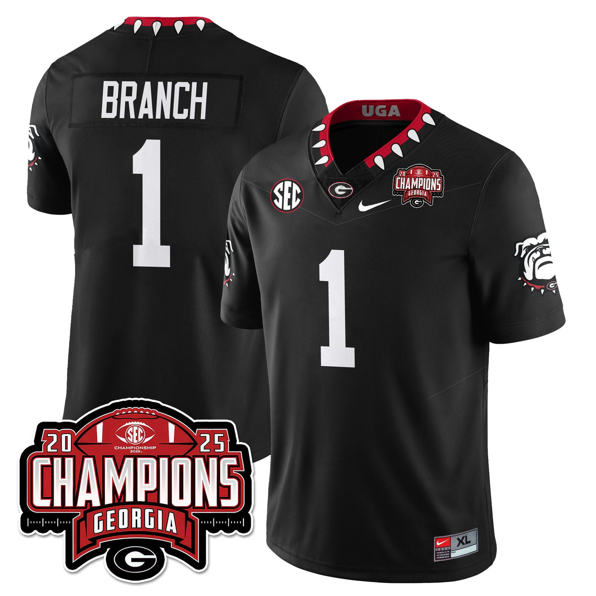 UGA Vapor Limited Jersey - SEC Football Champions