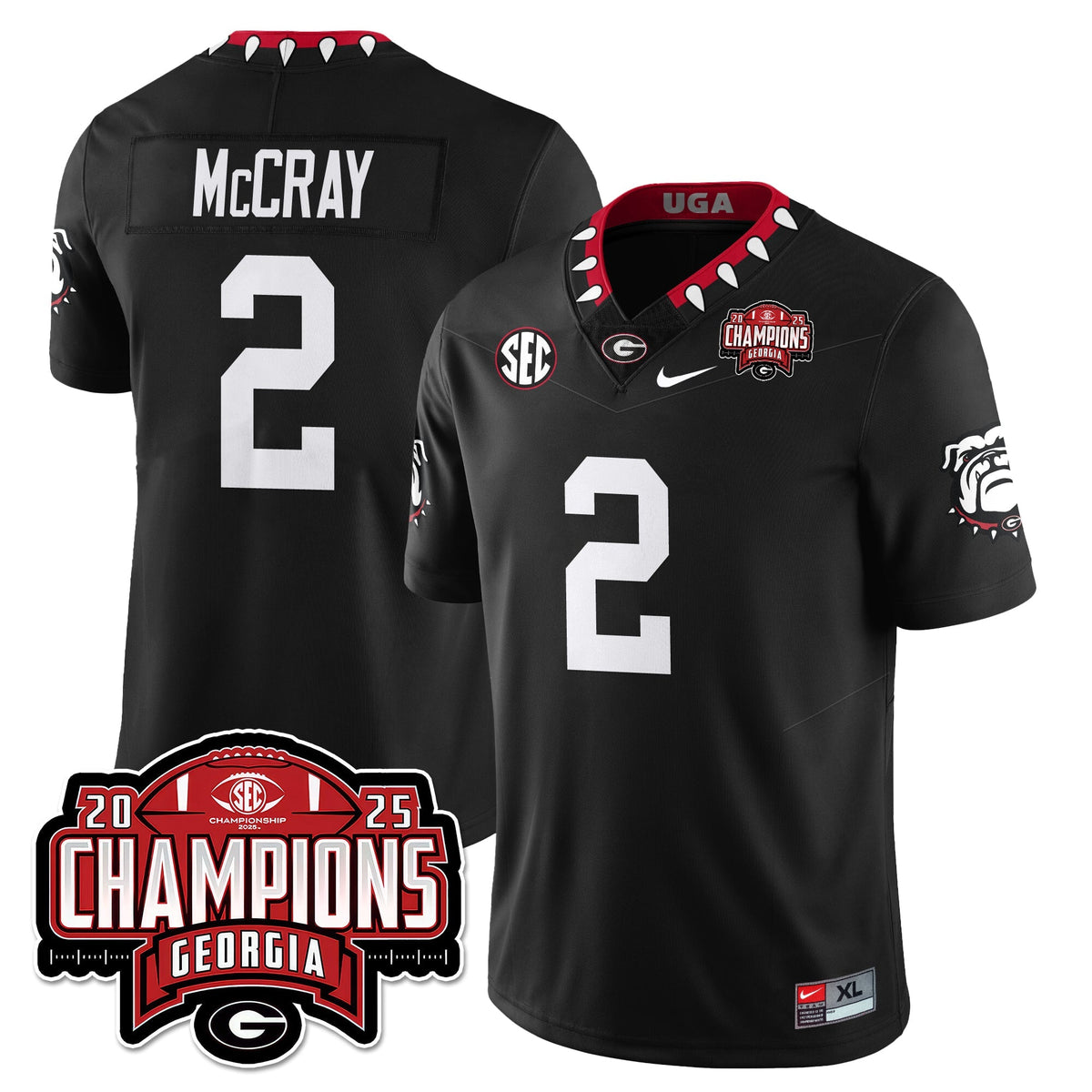 UGA Vapor Limited Jersey - SEC Football Champions