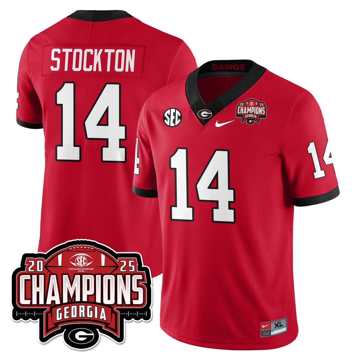 UGA Vapor Limited Jersey - SEC Football Champions