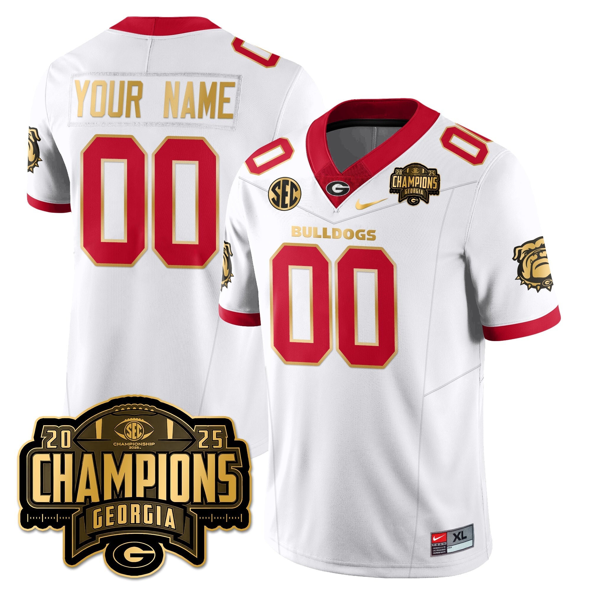 UGA Vapor Limited Jersey - SEC Football Champions