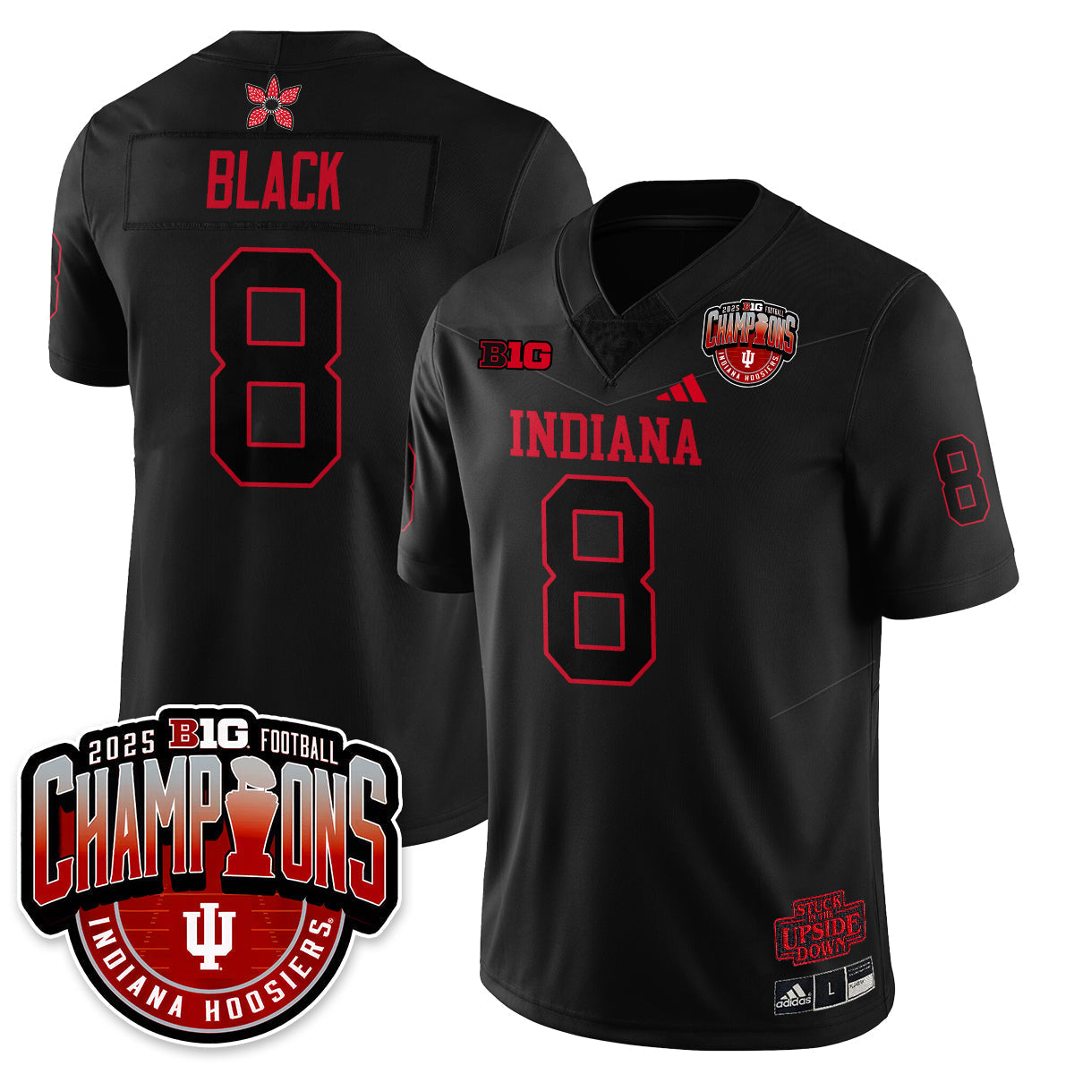 IND Stranger Things Vapor Limited Football Jersey - Big 10 Champions