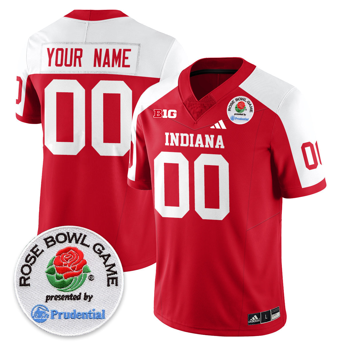 IND Vapor Limited Football Custom Jersey - Rose Bowl