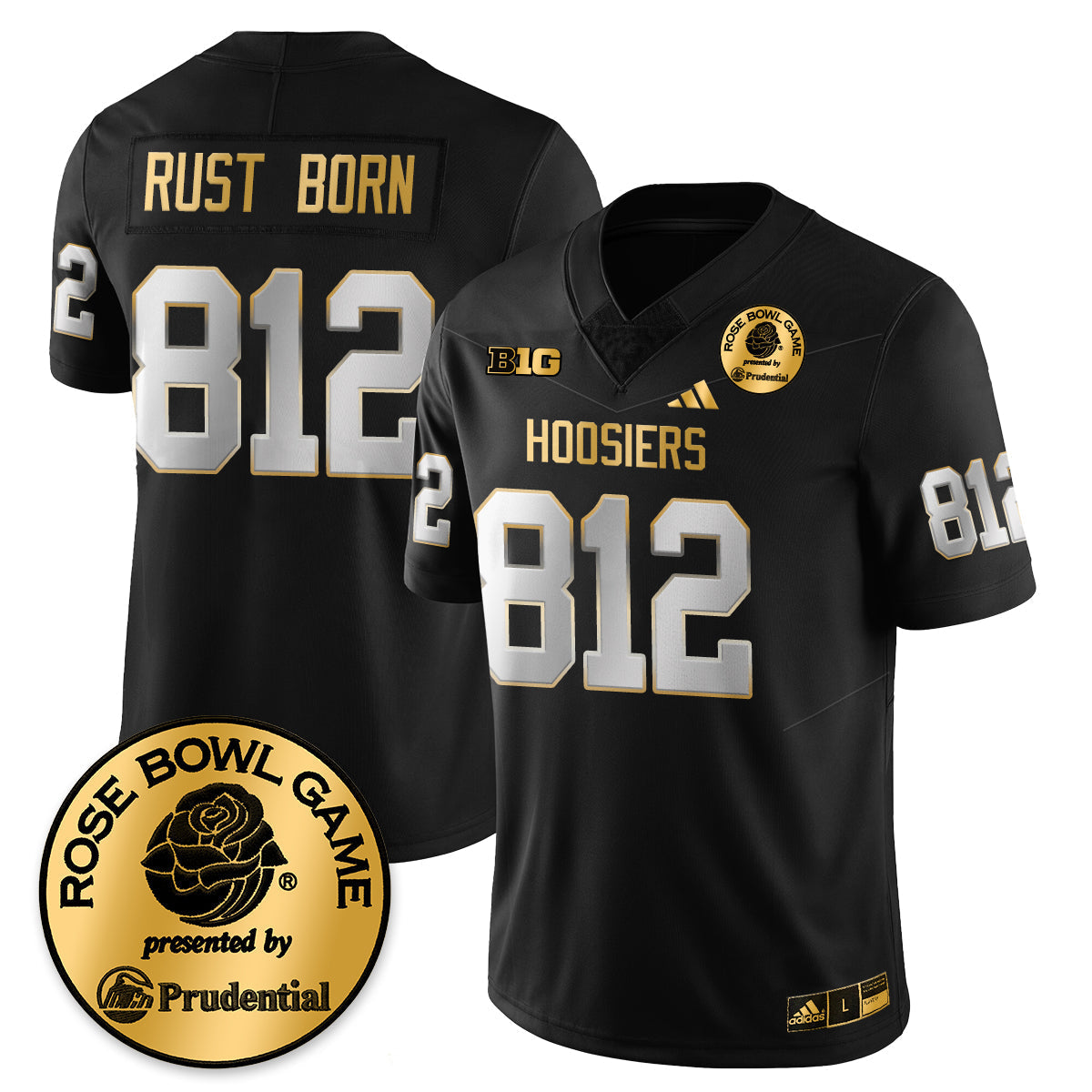 IND Vapor Limited Football Gold Jersey - Rose Bowl