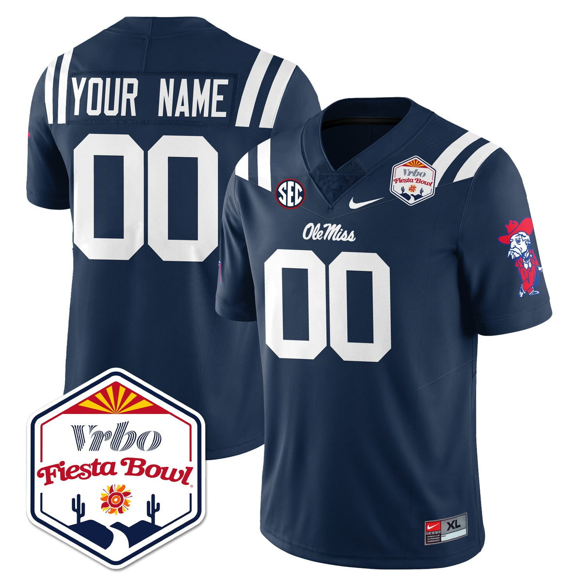 OM Vapor Limited Custom Jersey - Vrbo Fiesta Bowl