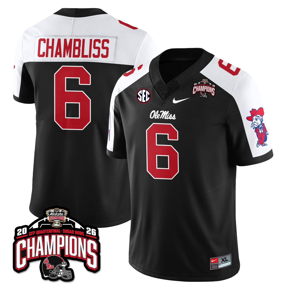 OMB Football Vapor Limited Jersey - Allstate Sugar Bowl Champions