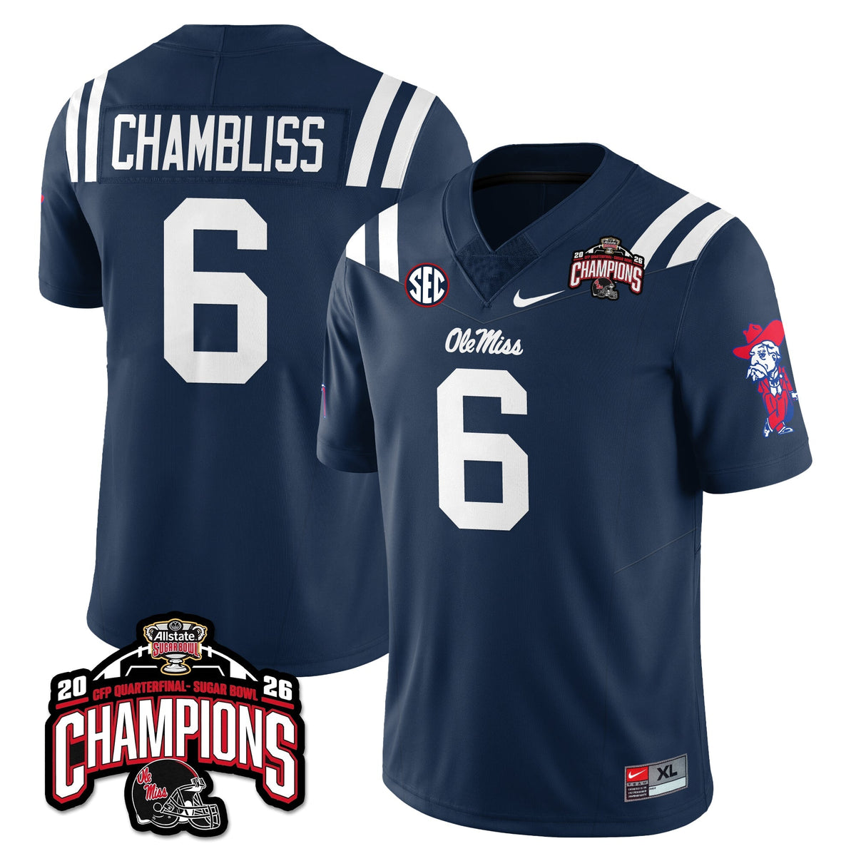 OMB Football Vapor Limited Jersey - Allstate Sugar Bowl Champions