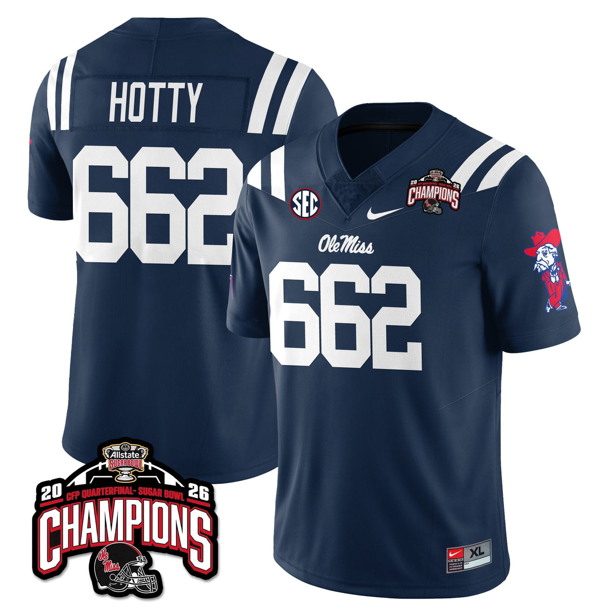 OMB Football Vapor Limited Jersey - Allstate Sugar Bowl Champions