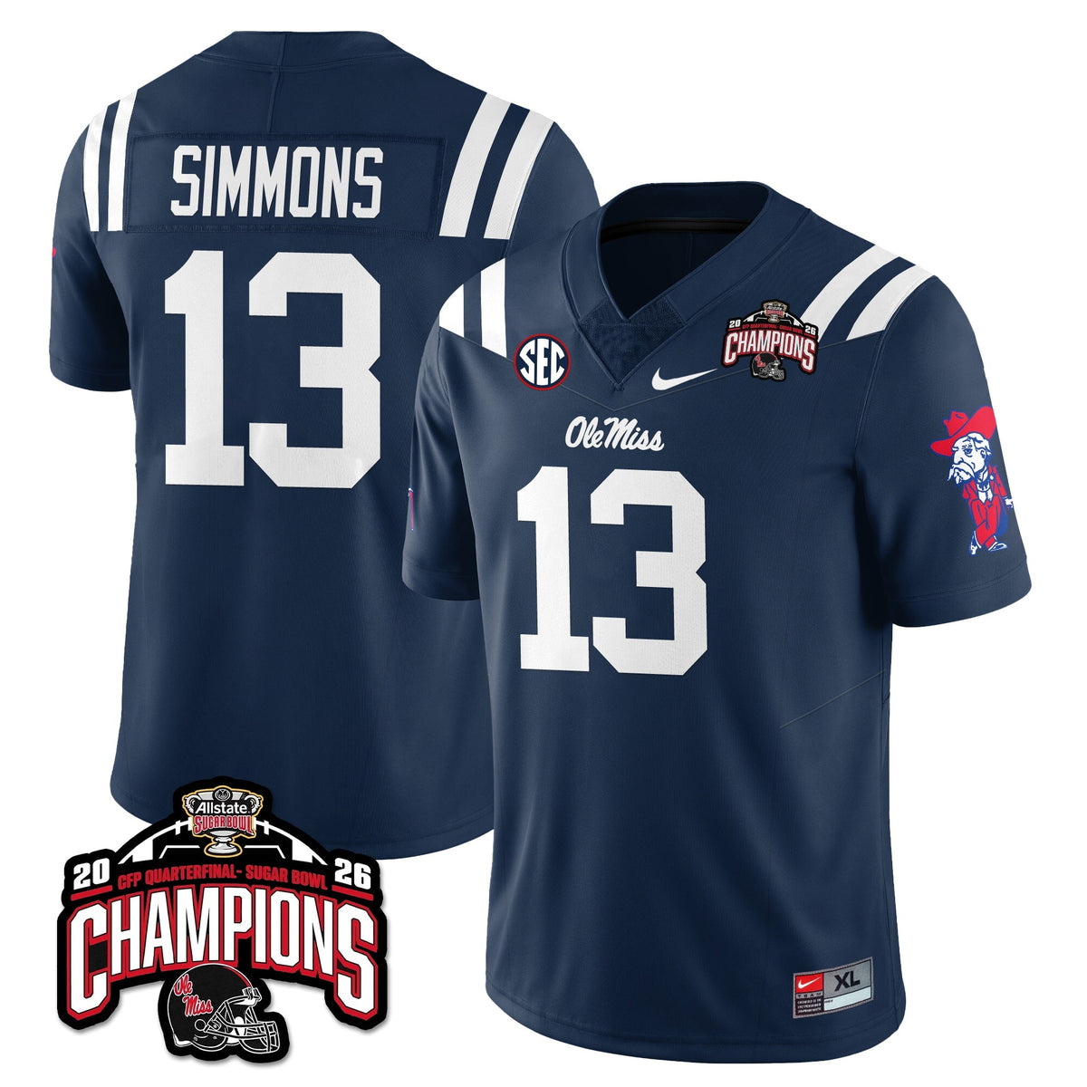 OMB Football Vapor Limited Jersey - Allstate Sugar Bowl Champions