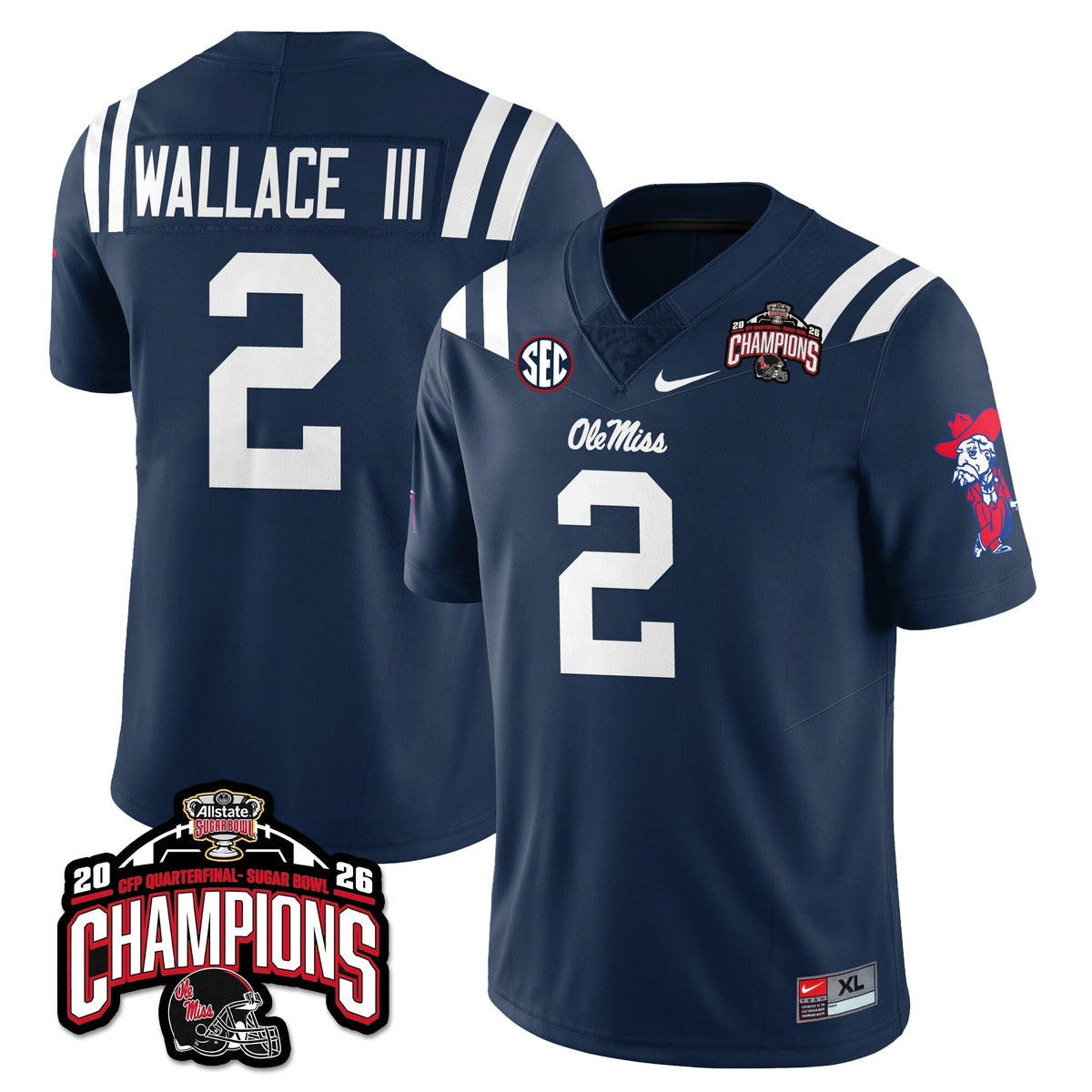 OMB Football Vapor Limited Jersey - Allstate Sugar Bowl Champions