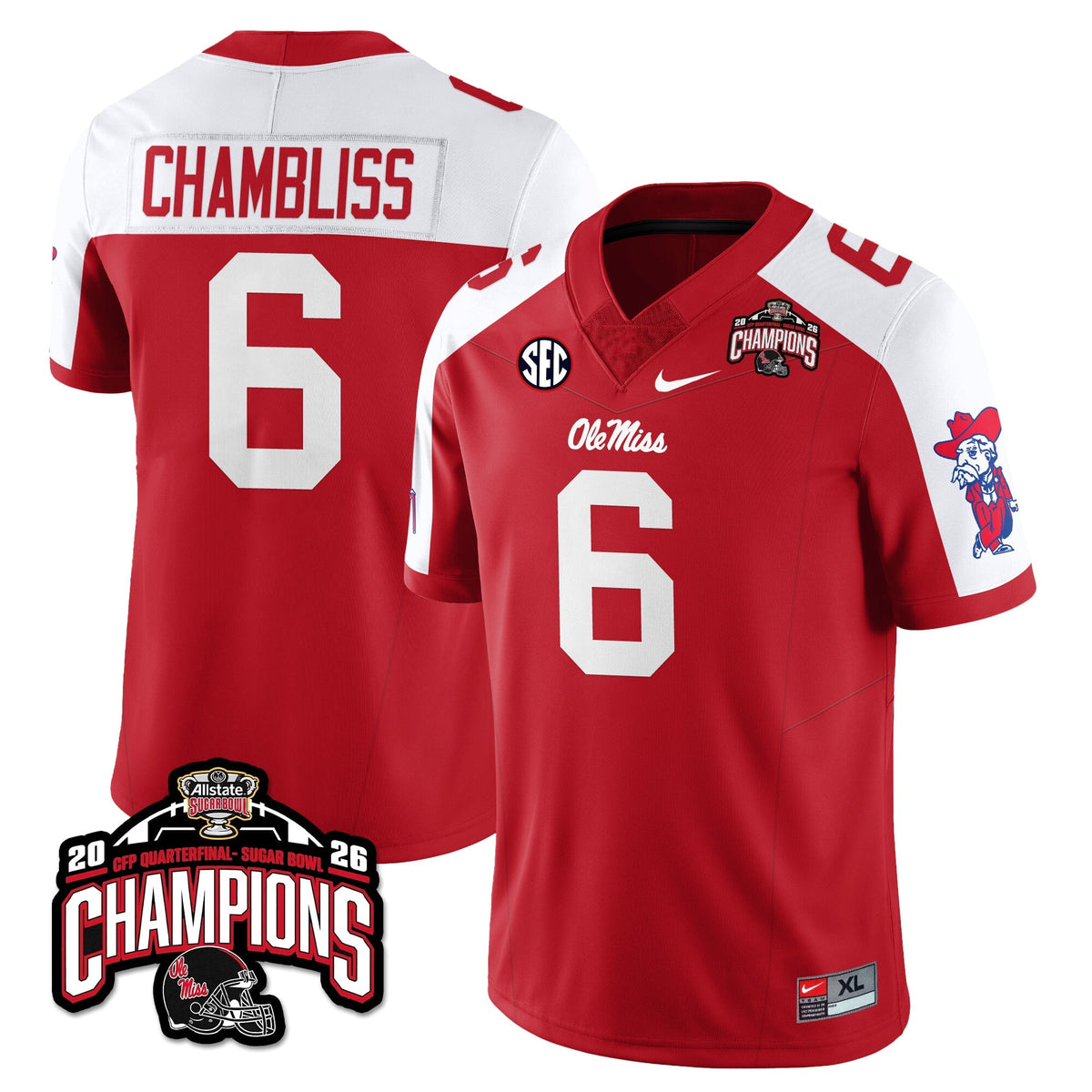 OMB Football Vapor Limited Jersey - Allstate Sugar Bowl Champions