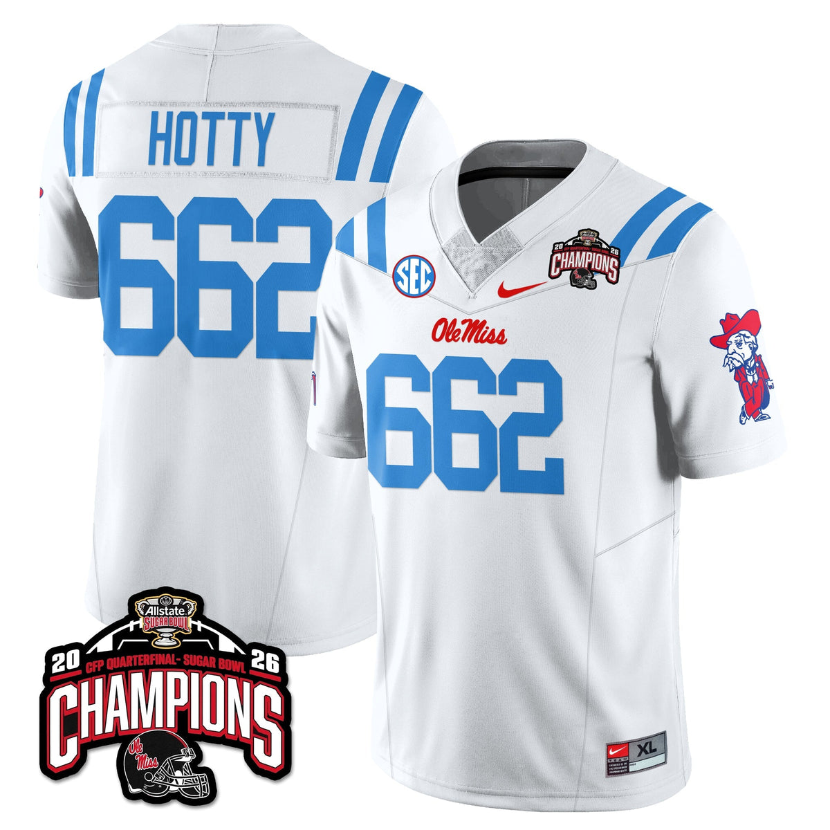 OMB Football Vapor Limited Jersey - Allstate Sugar Bowl Champions