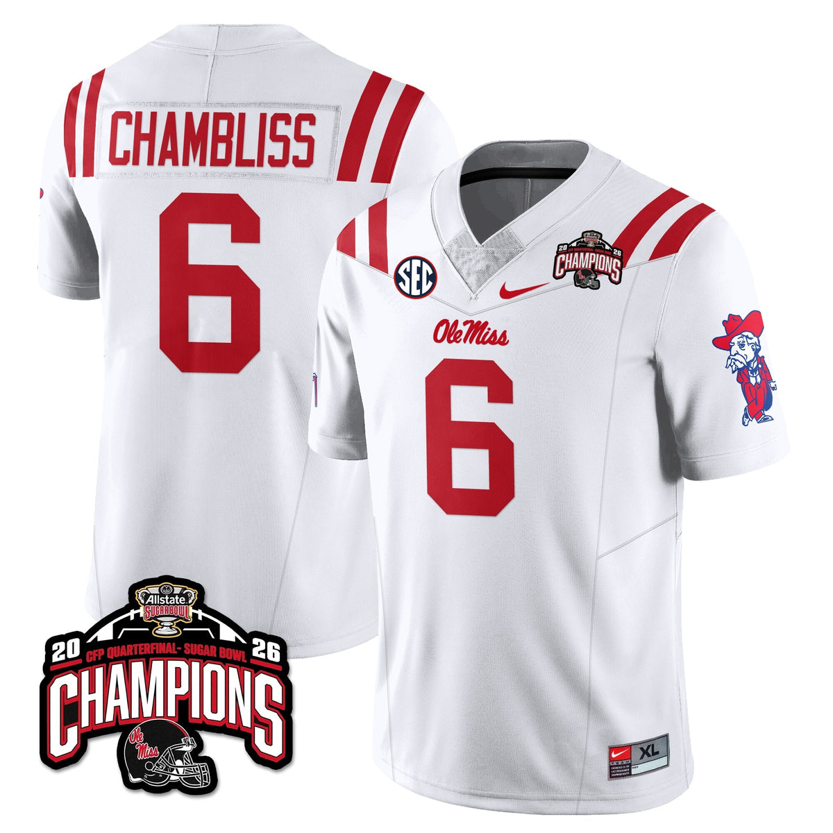 OMB Football Vapor Limited Jersey - Allstate Sugar Bowl Champions
