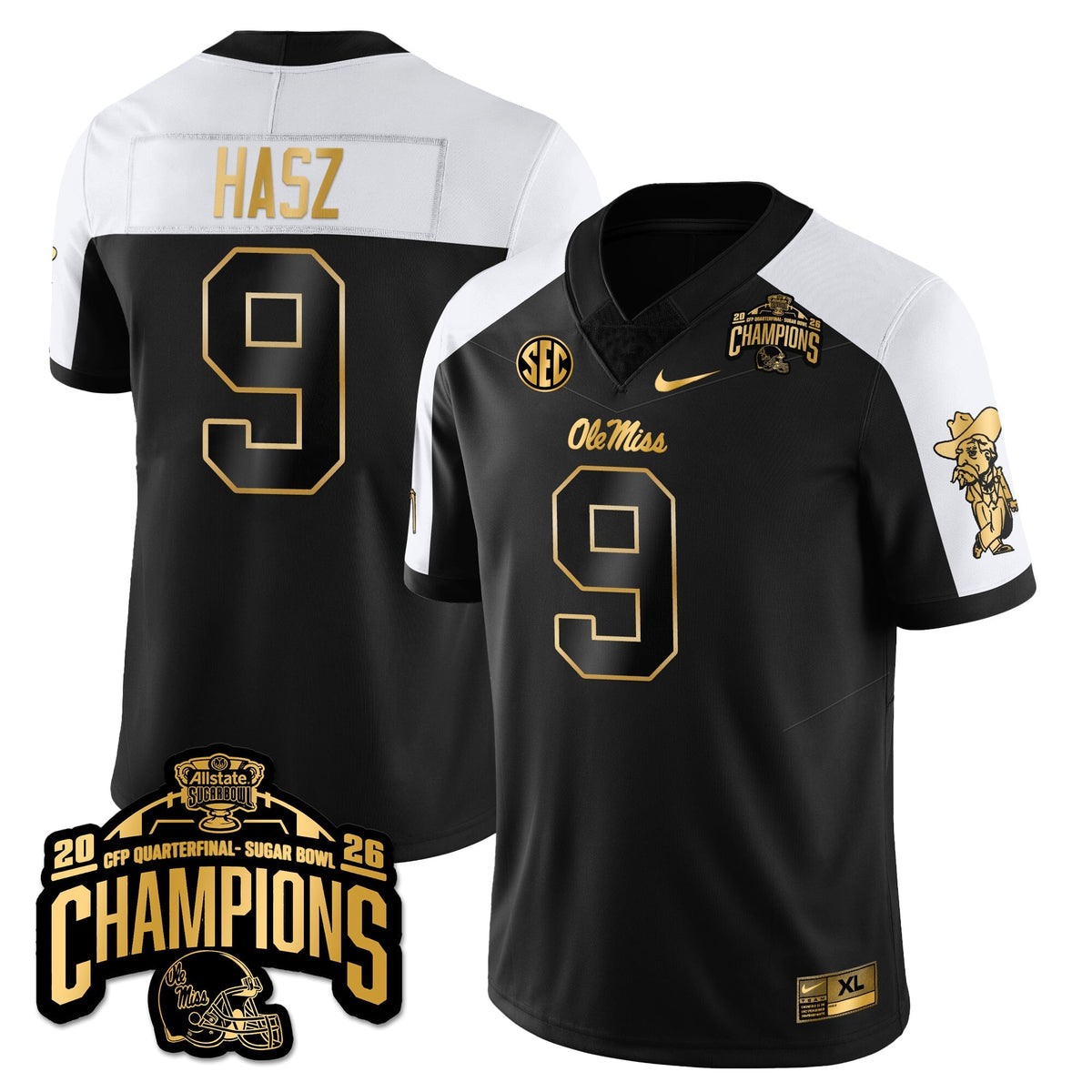 OMB Football Vapor Limited Gold Jersey - Allstate Sugar Bowl Champions