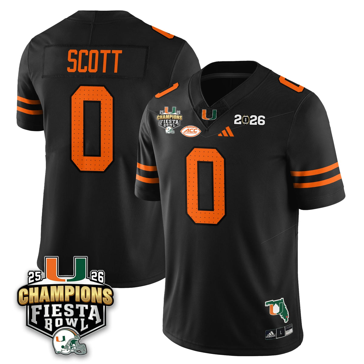 MIA Football Vapor Limited Jersey V3 - Fiesta Bowl Champions