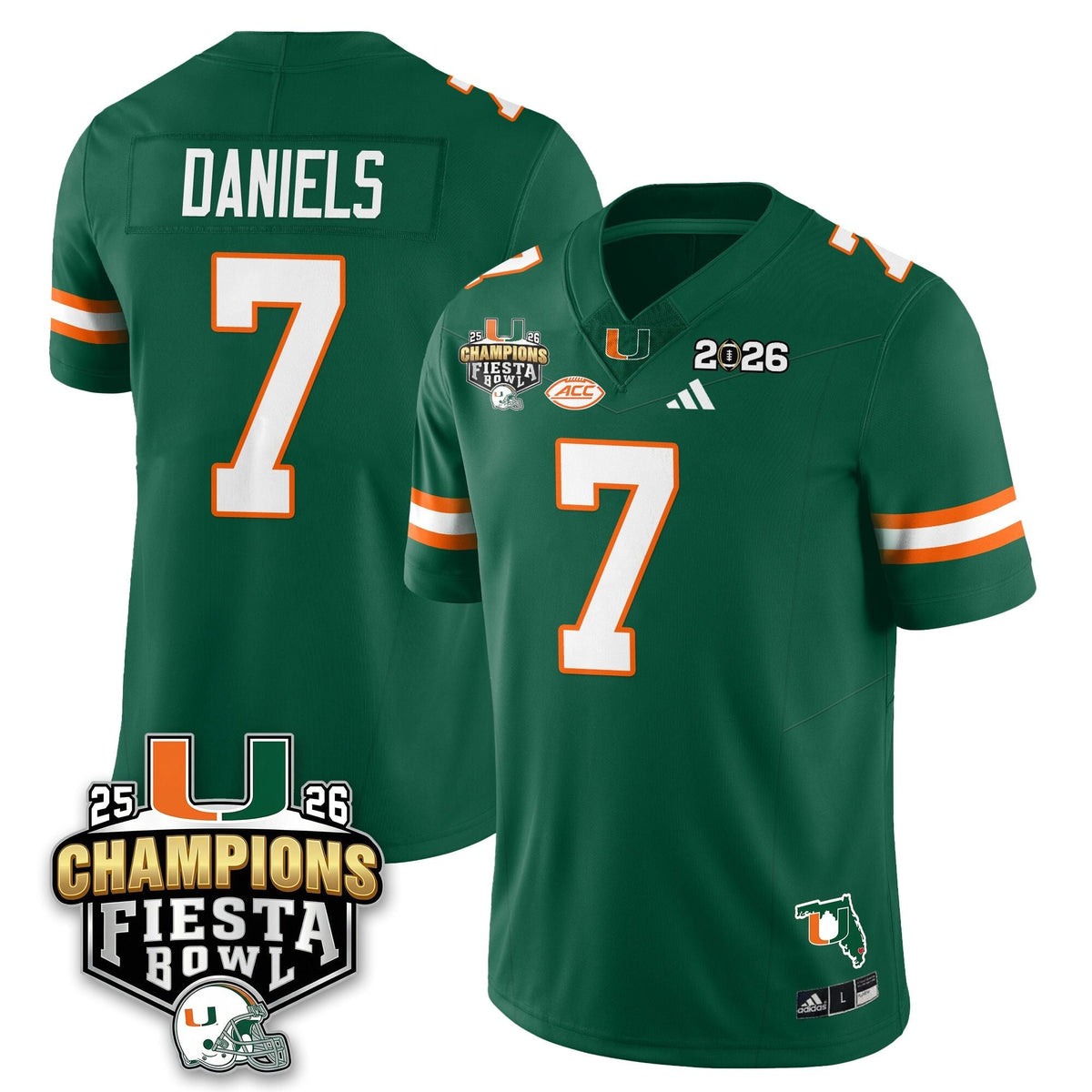 MIA Football Vapor Limited Jersey V3 - Fiesta Bowl Champions