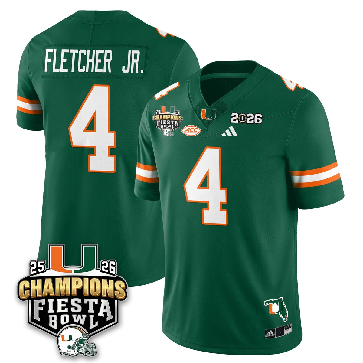 MIA Football Vapor Limited Jersey V3 - Fiesta Bowl Champions