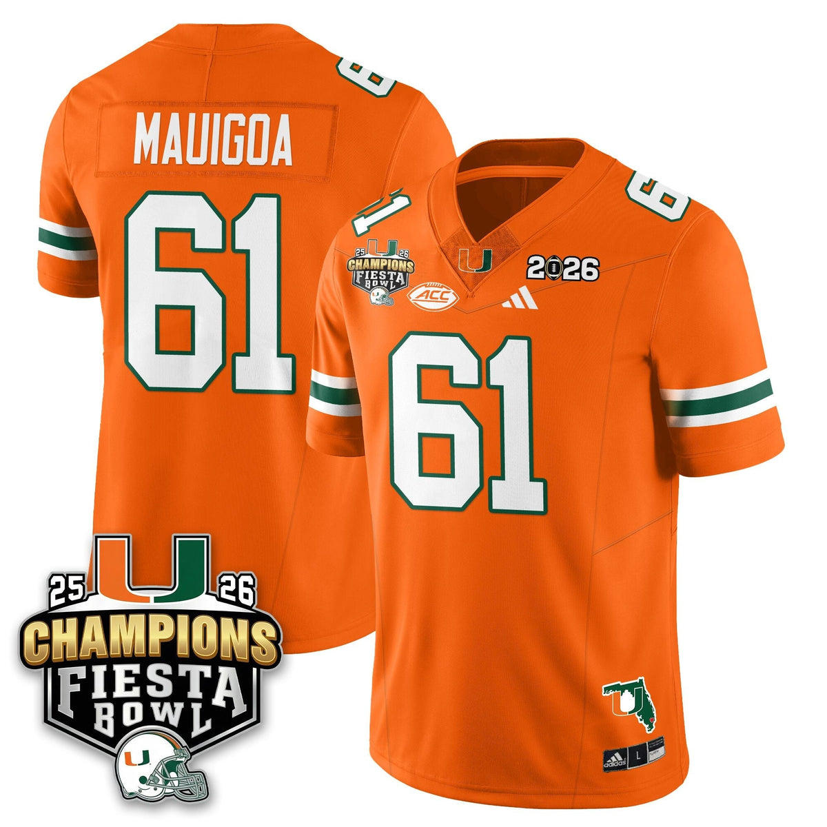 MIA Football Vapor Limited Jersey V3 - Fiesta Bowl Champions