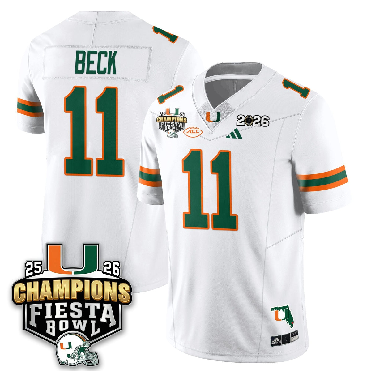 MIA Football Vapor Limited Jersey V3 - Fiesta Bowl Champions