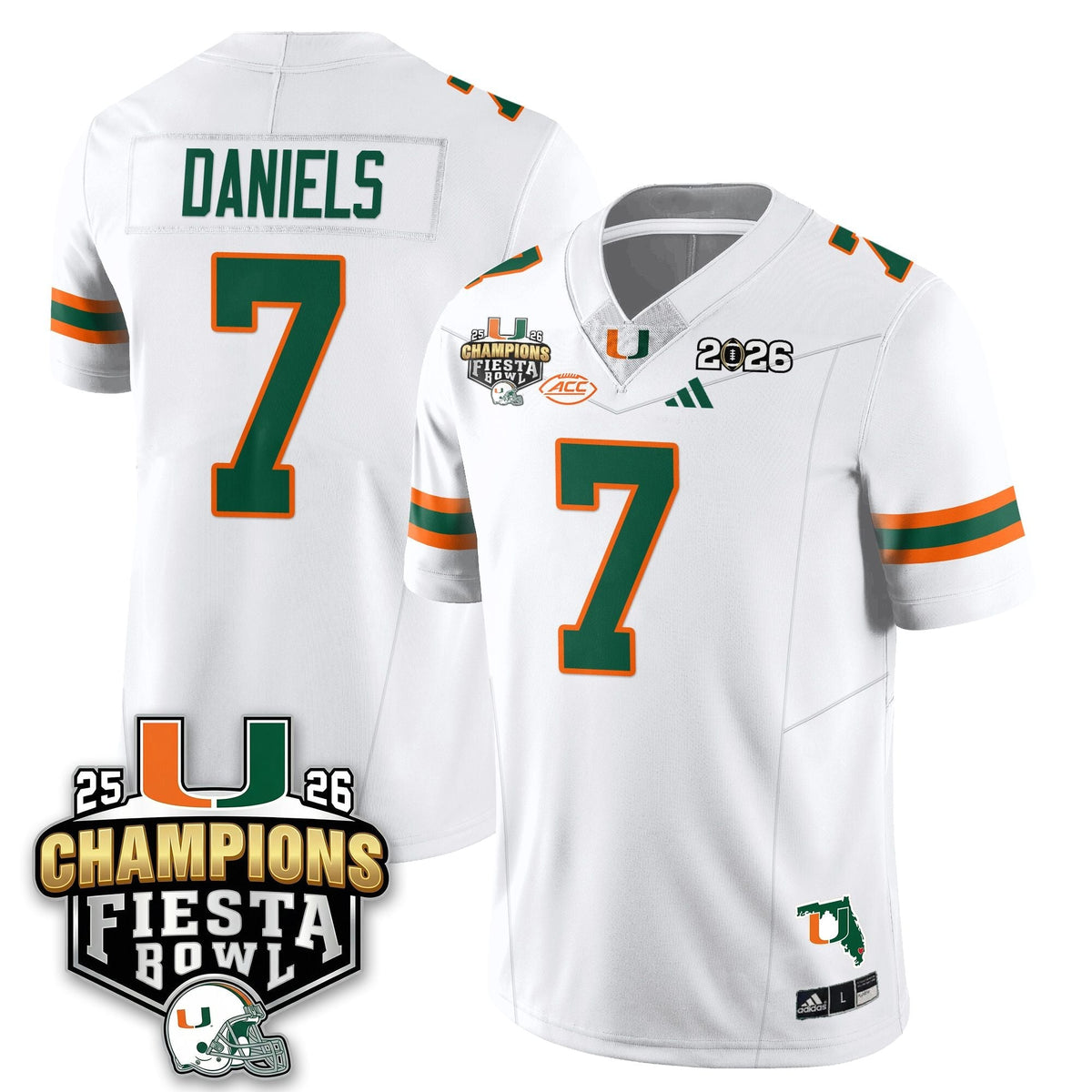 MIA Football Vapor Limited Jersey V3 - Fiesta Bowl Champions