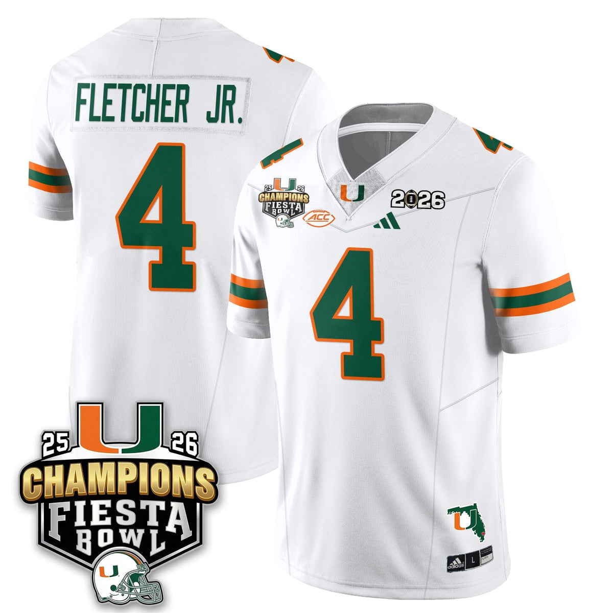 MIA Football Vapor Limited Jersey V3 - Fiesta Bowl Champions