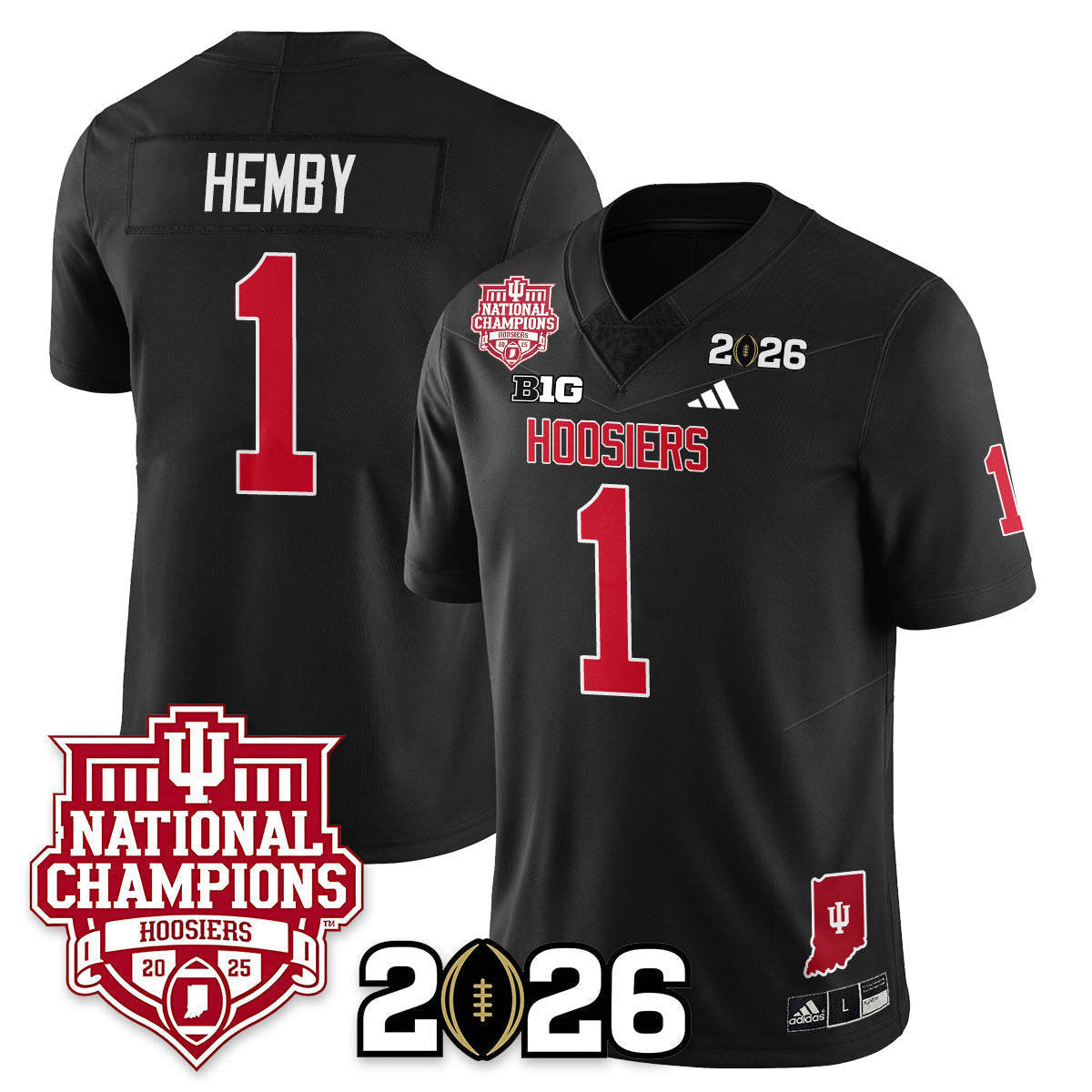 Indiana Hoosiers Vapor Limited Football Jersey - 2025 National Champions