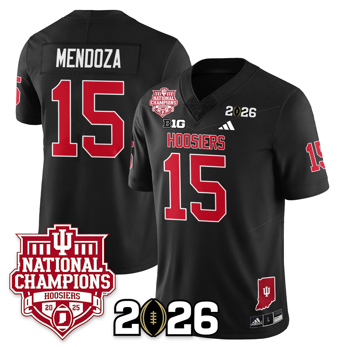 Indiana Hoosiers Vapor Limited Football Jersey - 2025 National Champions