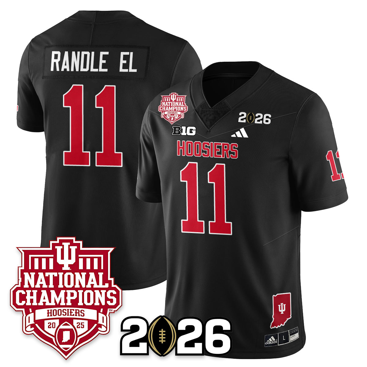 Indiana Hoosiers Vapor Limited Football Jersey - 2025 National Champions
