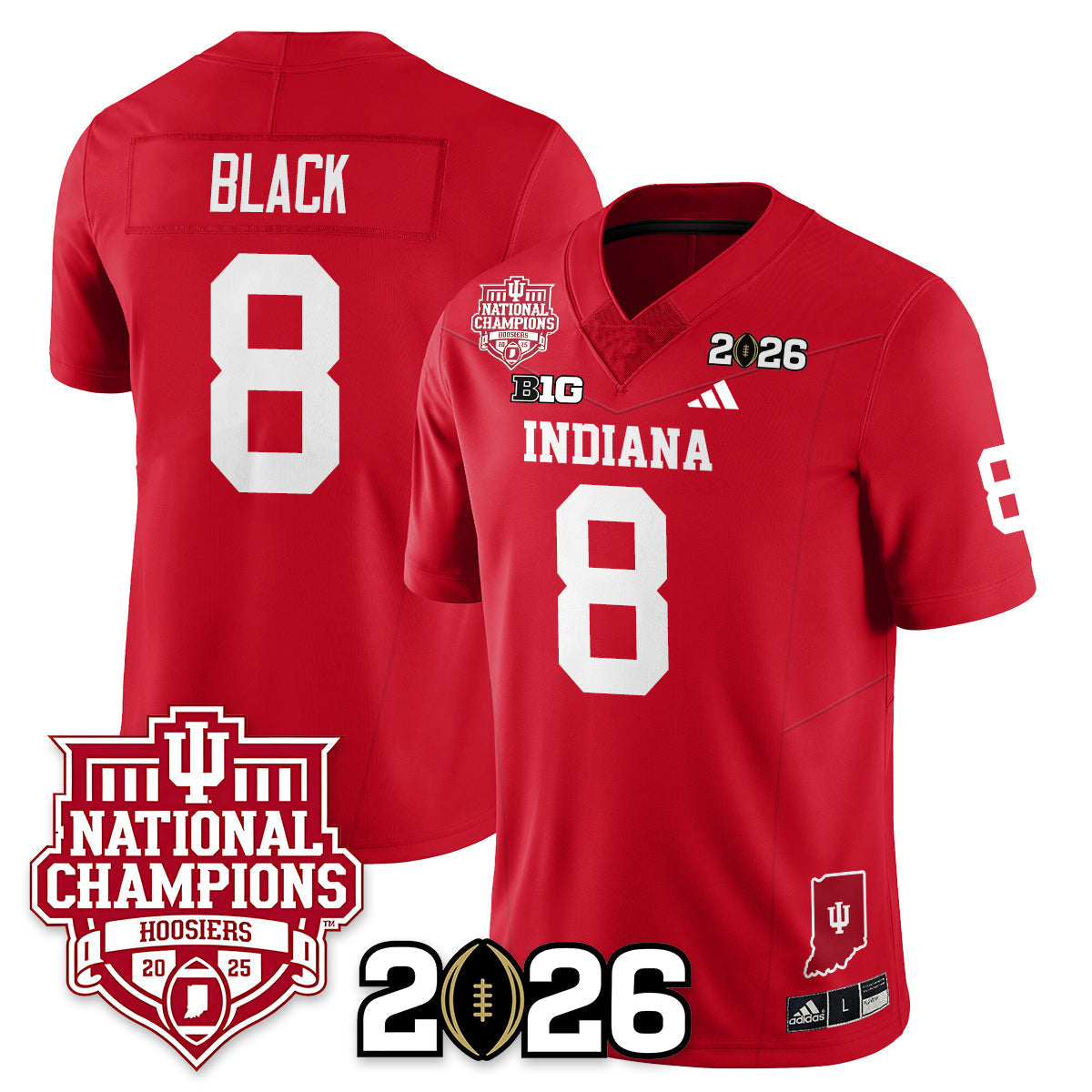 Indiana Hoosiers Vapor Limited Football Jersey - 2025 National Champions