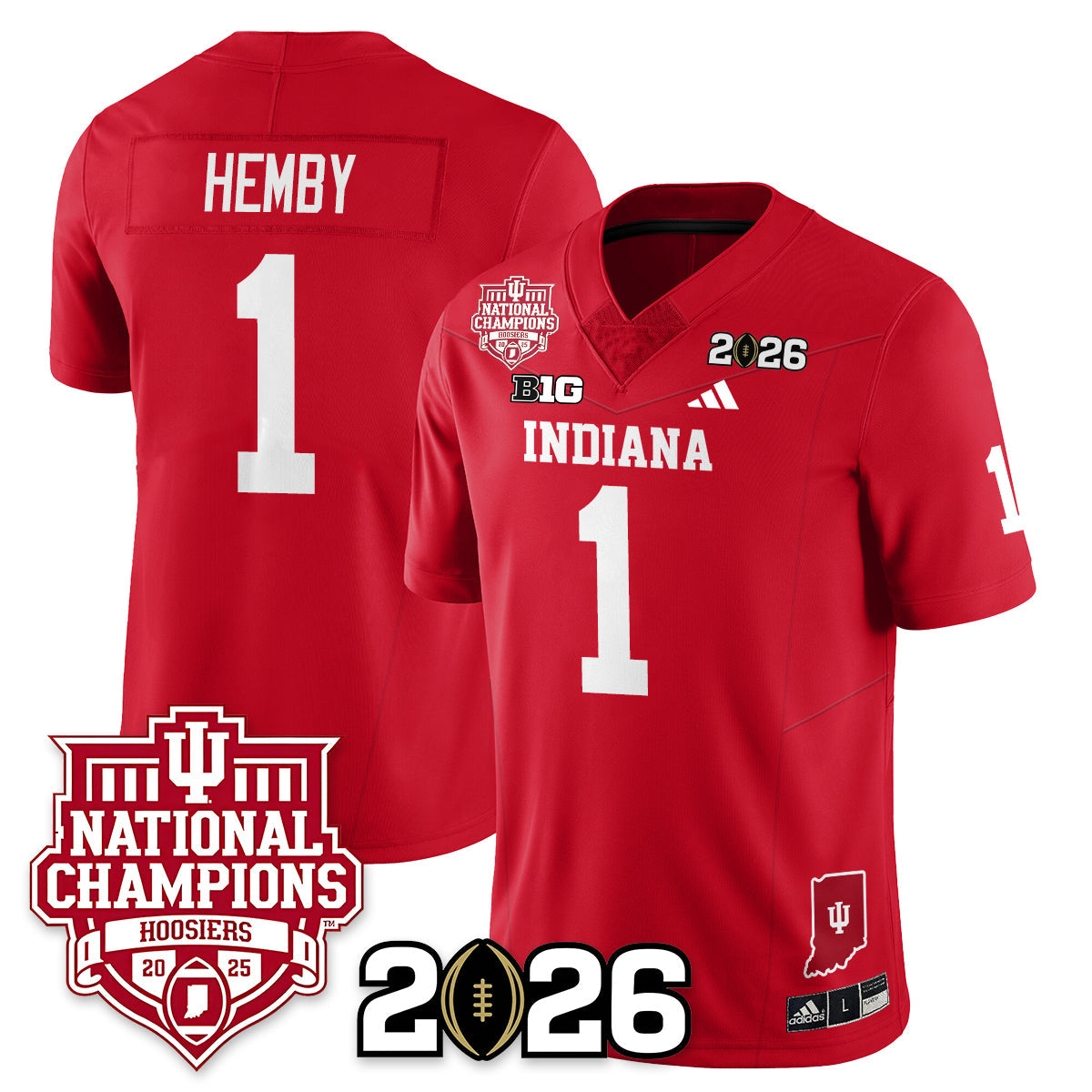 Indiana Hoosiers Vapor Limited Football Jersey - 2025 National Champions