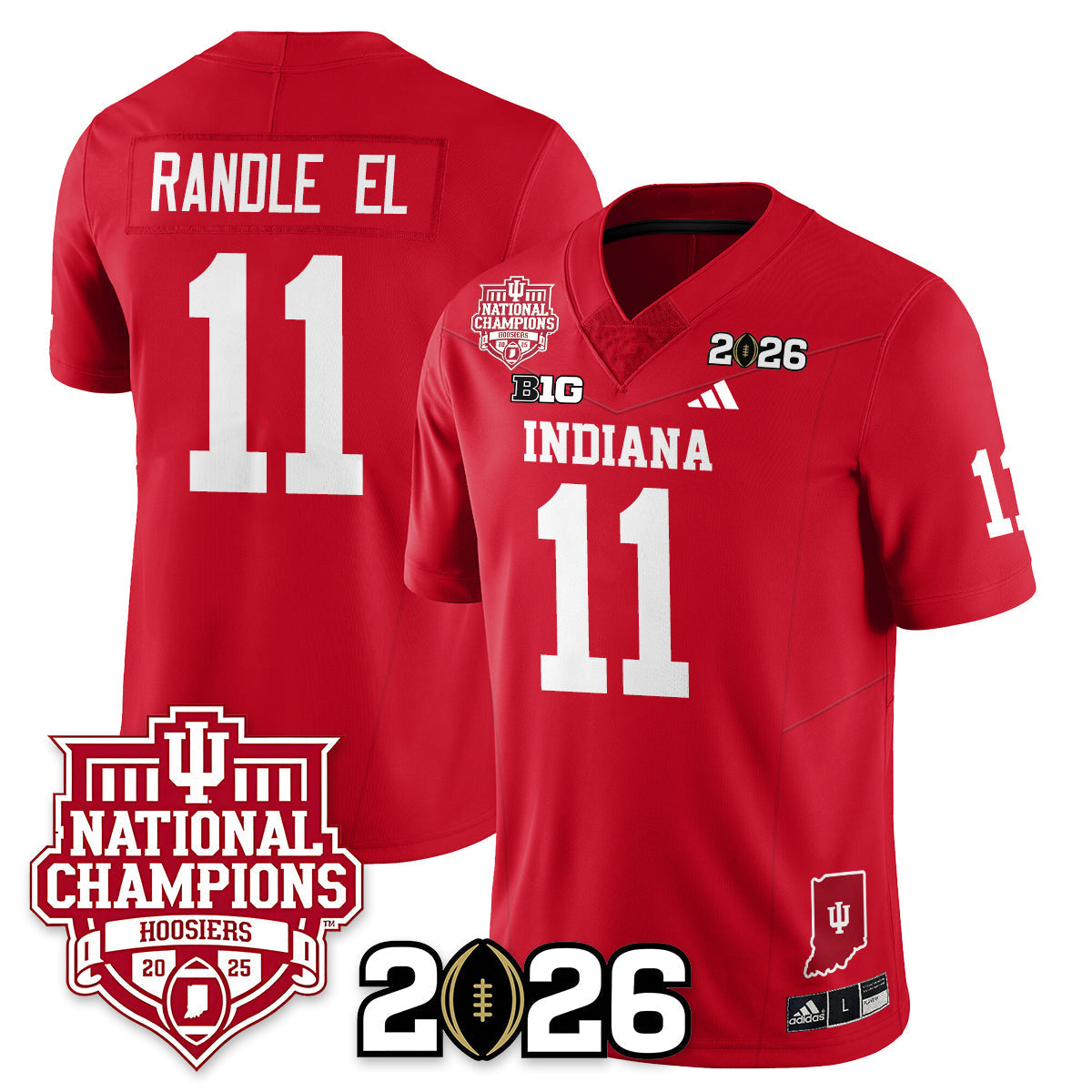 Indiana Hoosiers Vapor Limited Football Jersey - 2025 National Champions