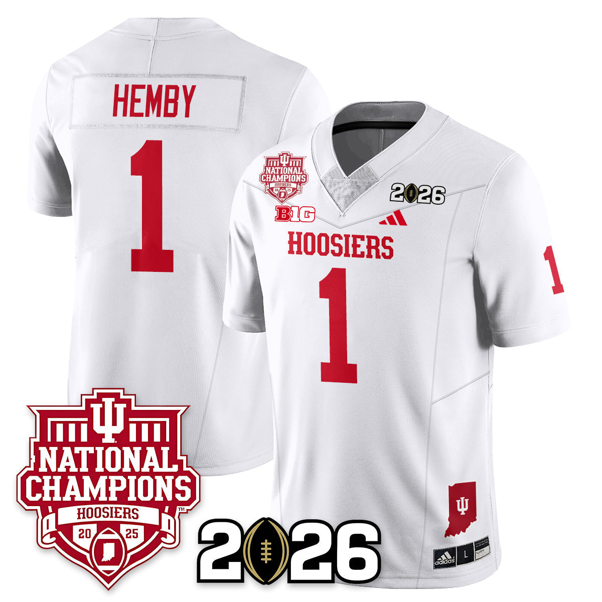 Indiana Hoosiers Vapor Limited Football Jersey - 2025 National Champions