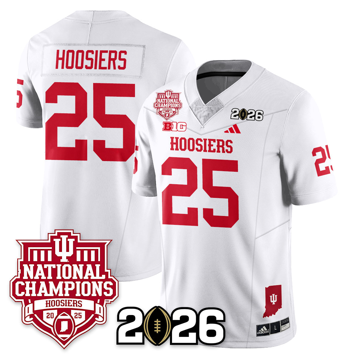Indiana Hoosiers Vapor Limited Football Jersey - 2025 National Champions