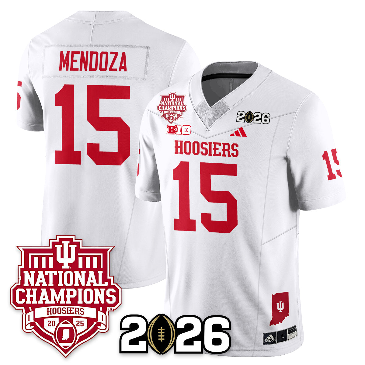 Indiana Hoosiers Vapor Limited Football Jersey - 2025 National Champions