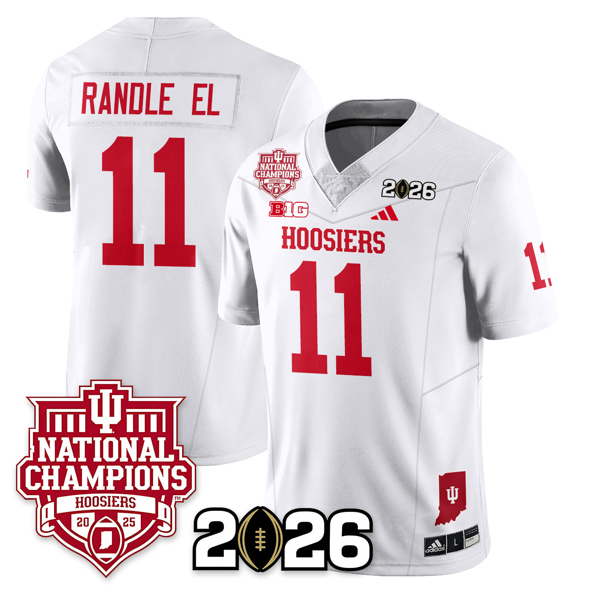 Indiana Hoosiers Vapor Limited Football Jersey - 2025 National Champions