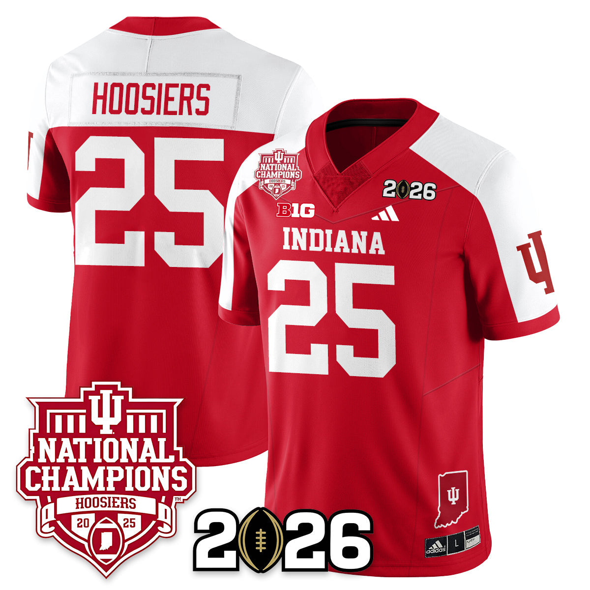 Indiana Hoosiers Vapor Limited Football Jersey - 2025 National Champions
