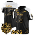 Indiana Hoosiers Vapor Limited Football Gold Jersey - 2025 National Champions