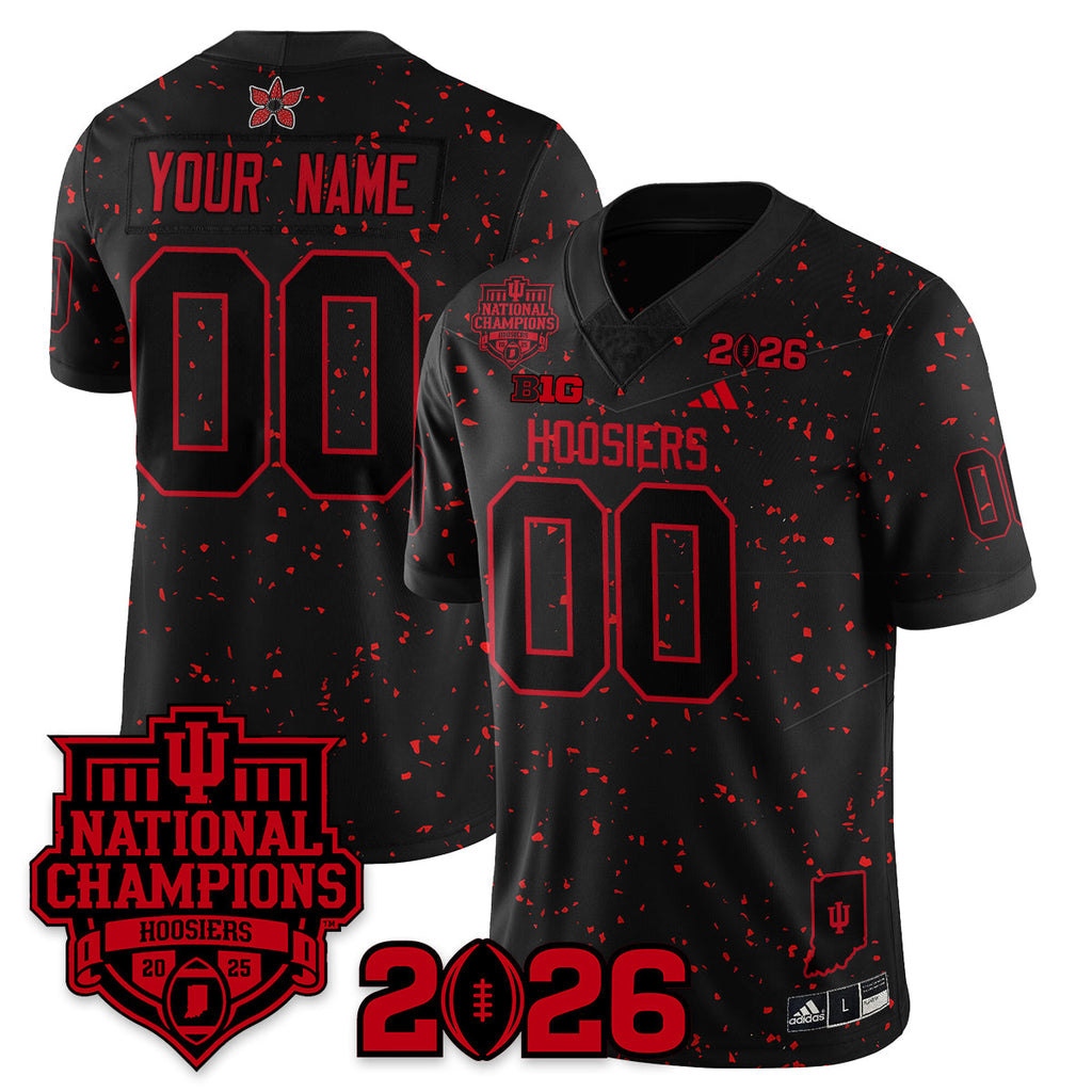 Indiana Hoosiers Stranger Things Vapor Limited Football Jersey - 2025 National Champions