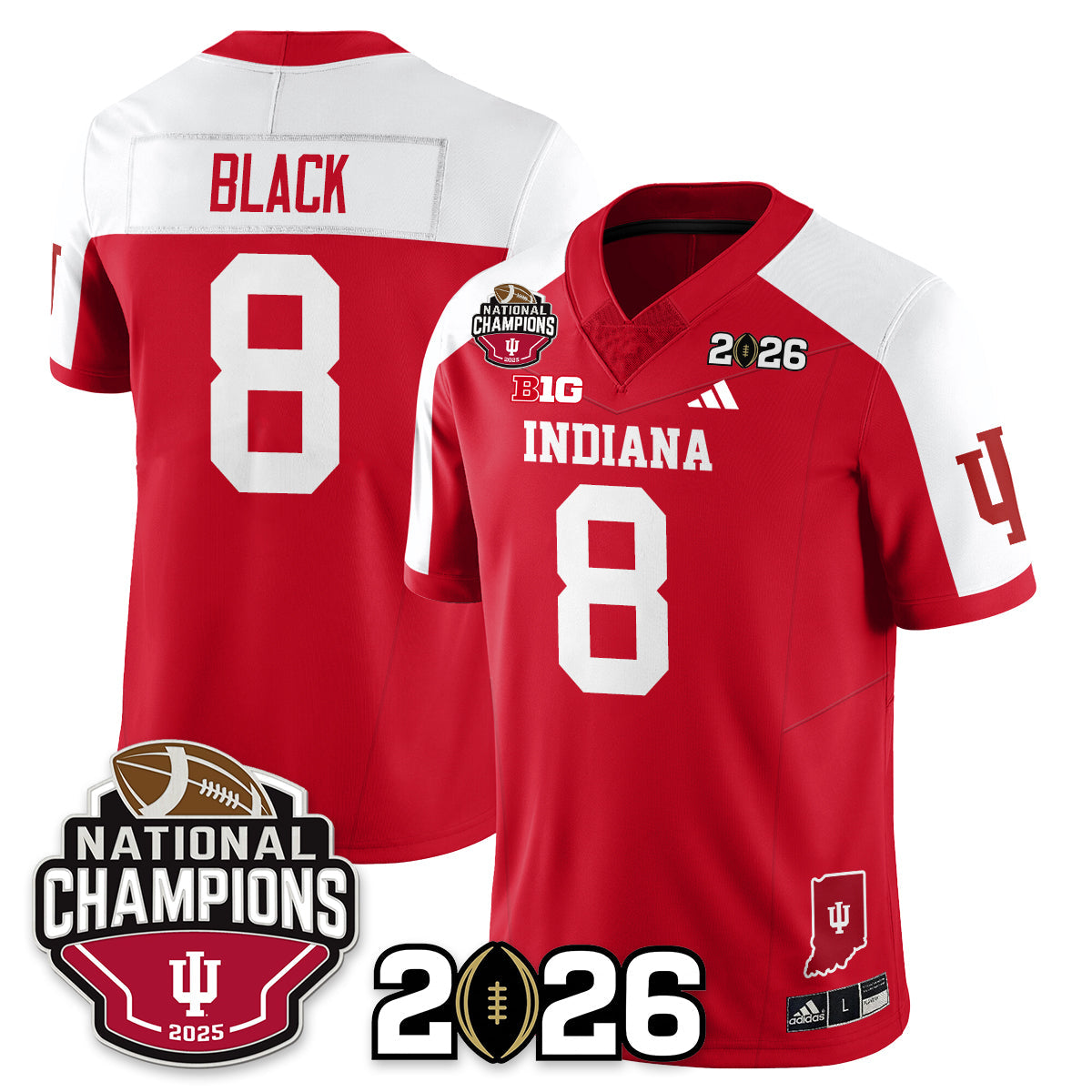 Indiana Hoosiers Vapor Limited Football Jersey V3 - 2025 National Champions