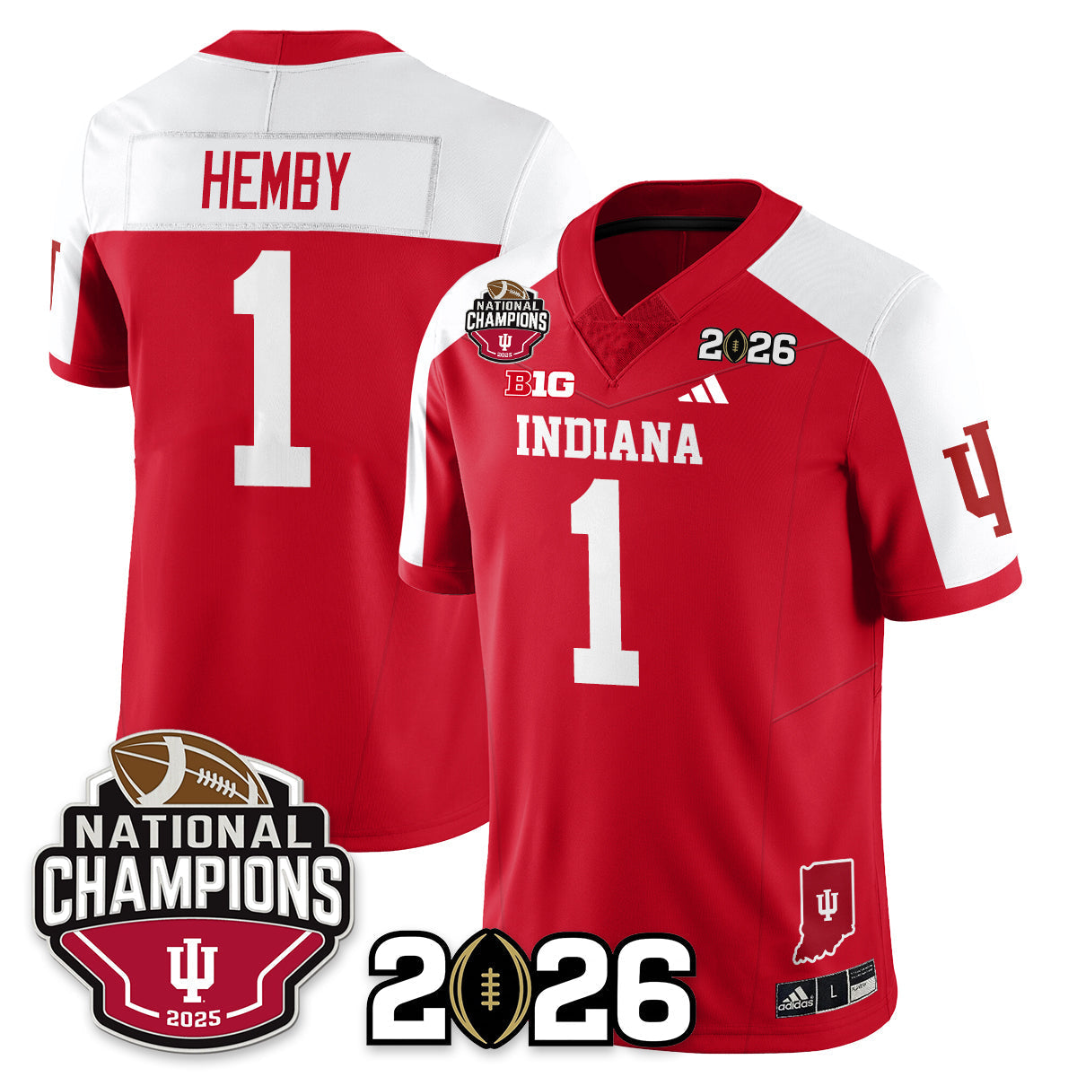 Indiana Hoosiers Vapor Limited Football Jersey V3 - 2025 National Champions